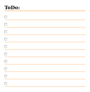 ToDoリスト（10行）