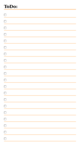 ToDoリスト（20行）