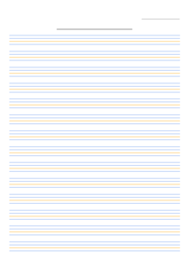 英語罫（A4-14段）