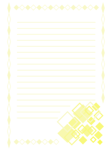 便箋（黄・四角）