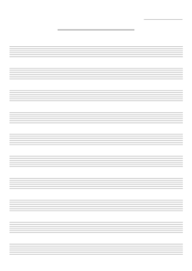 六線譜(タブ譜)（A4-10段）