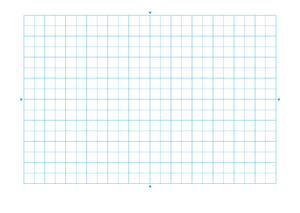 算数の用紙（B5横、12x8マス、十字リーダー）