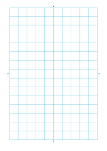 算数の用紙（B5、10x15マス）
