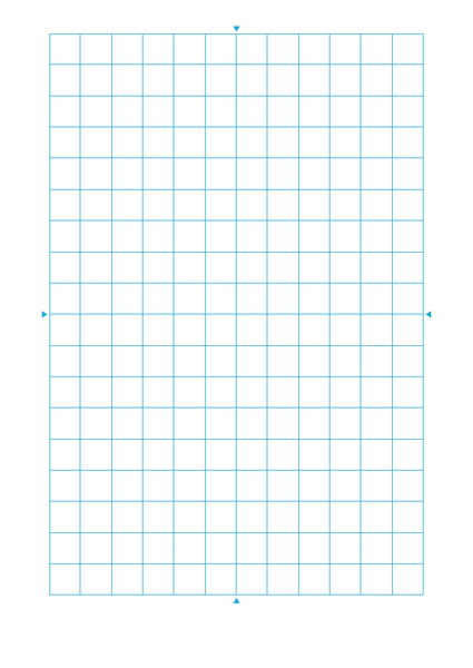 算数の用紙（B5、12x18マス）