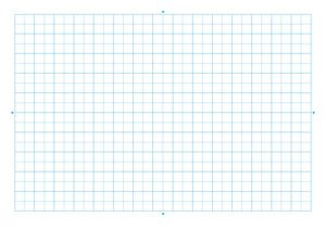 算数の用紙（A4横、15x10マス、十字リーダー）