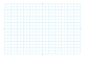 算数の用紙（A4横、12x8マス、十字リーダー）