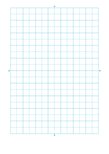 国語の用紙（B5、10x7マス、十字リーダー）