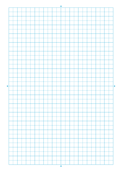 国語の用紙（A4、18x12マス、十字リーダー）