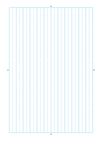 国語の用紙（B5、12行、縦リーダー）