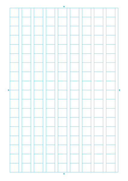 漢字練習用紙（A4、162字）