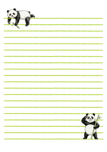 便箋（パンダ）