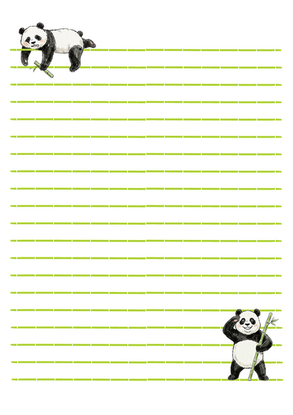 便箋（パンダ）