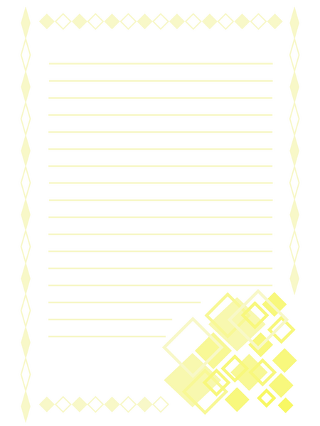便箋（黄・四角）